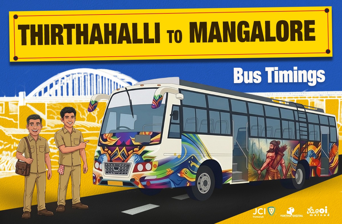 Thirthahalli to Mangalore Bus Timings