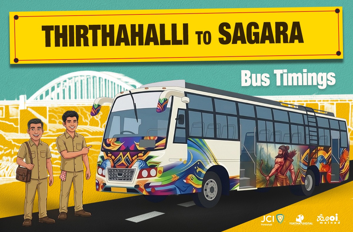 Thirthahalli to Sagara Bus Timings