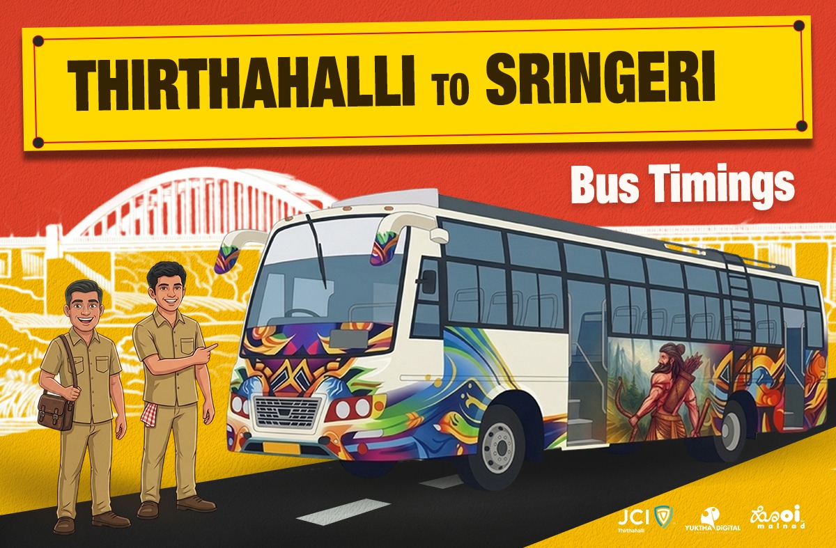 Thirthahalli to Sringeri Bus Timings