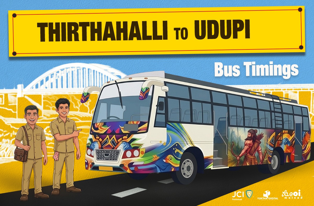 Thirthahalli to Udupi Bus Timings